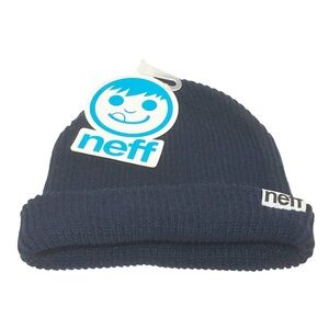 Neff Unisex Adult Fold Beanie One Size Navy Blue NEW‎